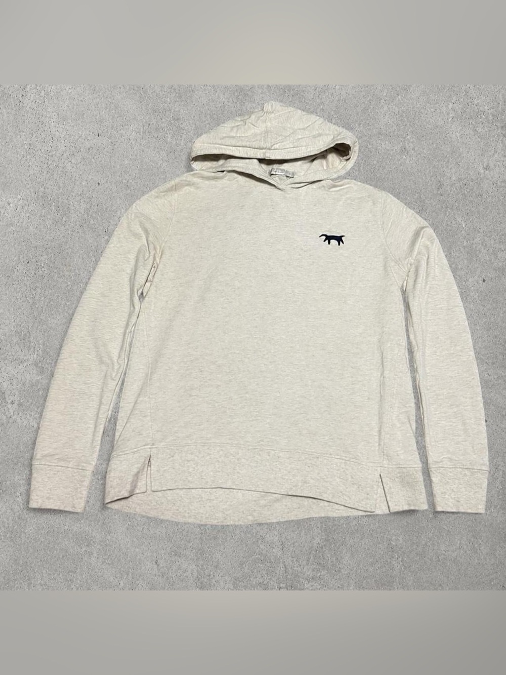 Peter Millar Lightweight Hooded Long-Sleeve Shirt in Light Beige
